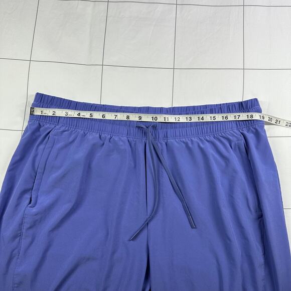 Athleta Pants Womens 18 Adonis Purple Arrival Crop Stretch Sporty Commute Travel - Picture 7 of 12